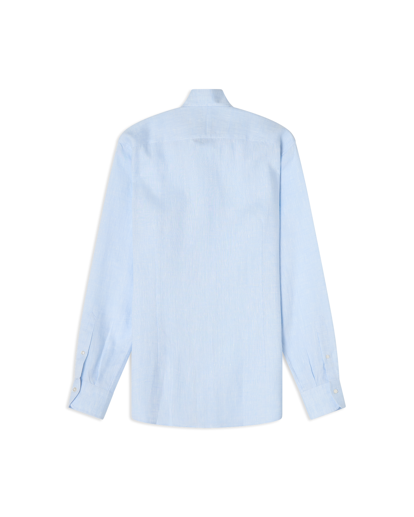 One-Piece Linen Shirt Light Blue