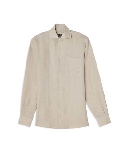 One-Piece Linen Shirt Sand