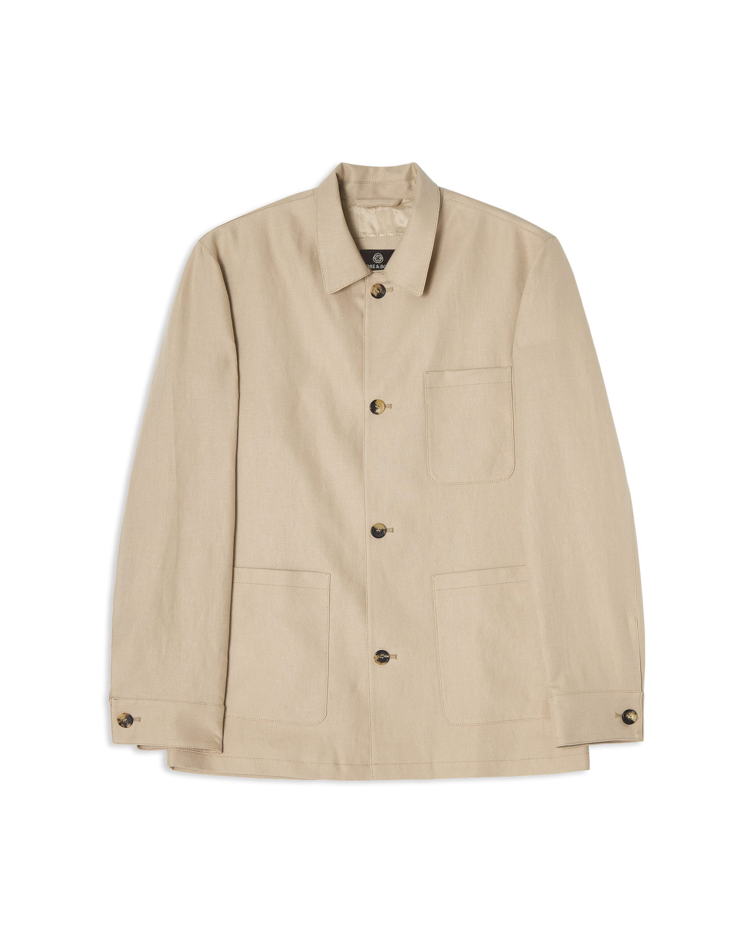 Overshirt Linen Cotton Beige
