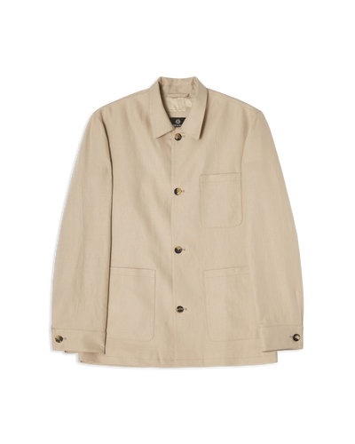 Overshirt Linen Cotton Beige