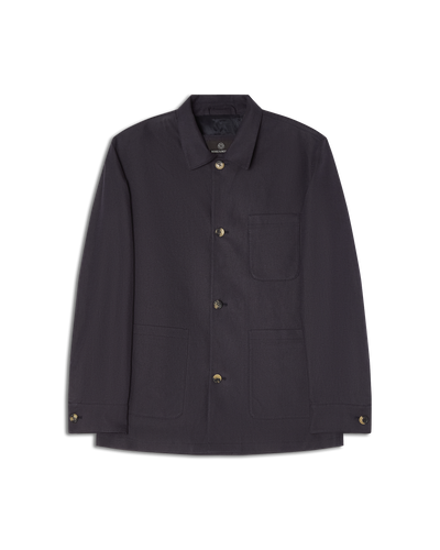 Overshirt Linen Cotton Navy