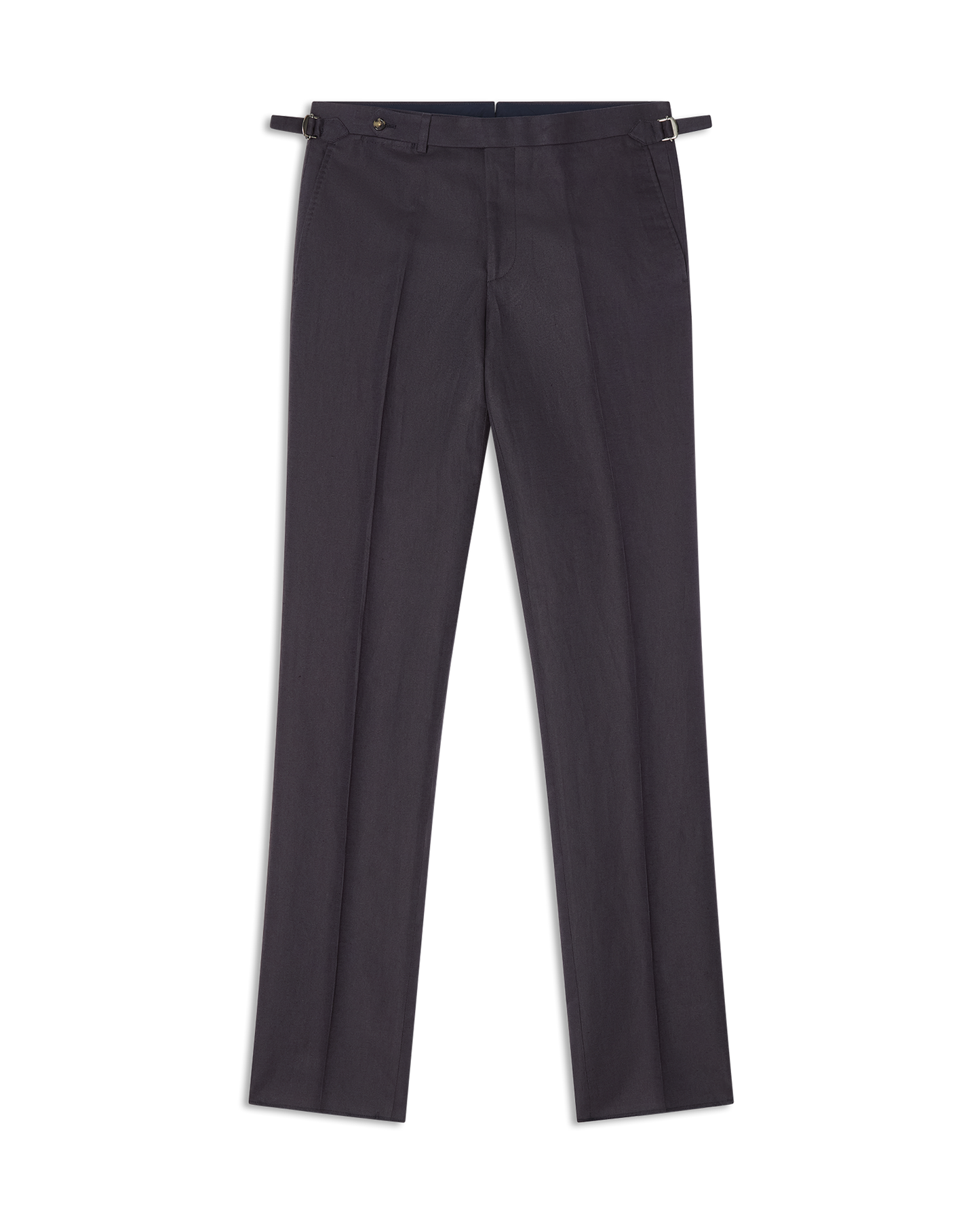 Linen Cotton Trousers Navy