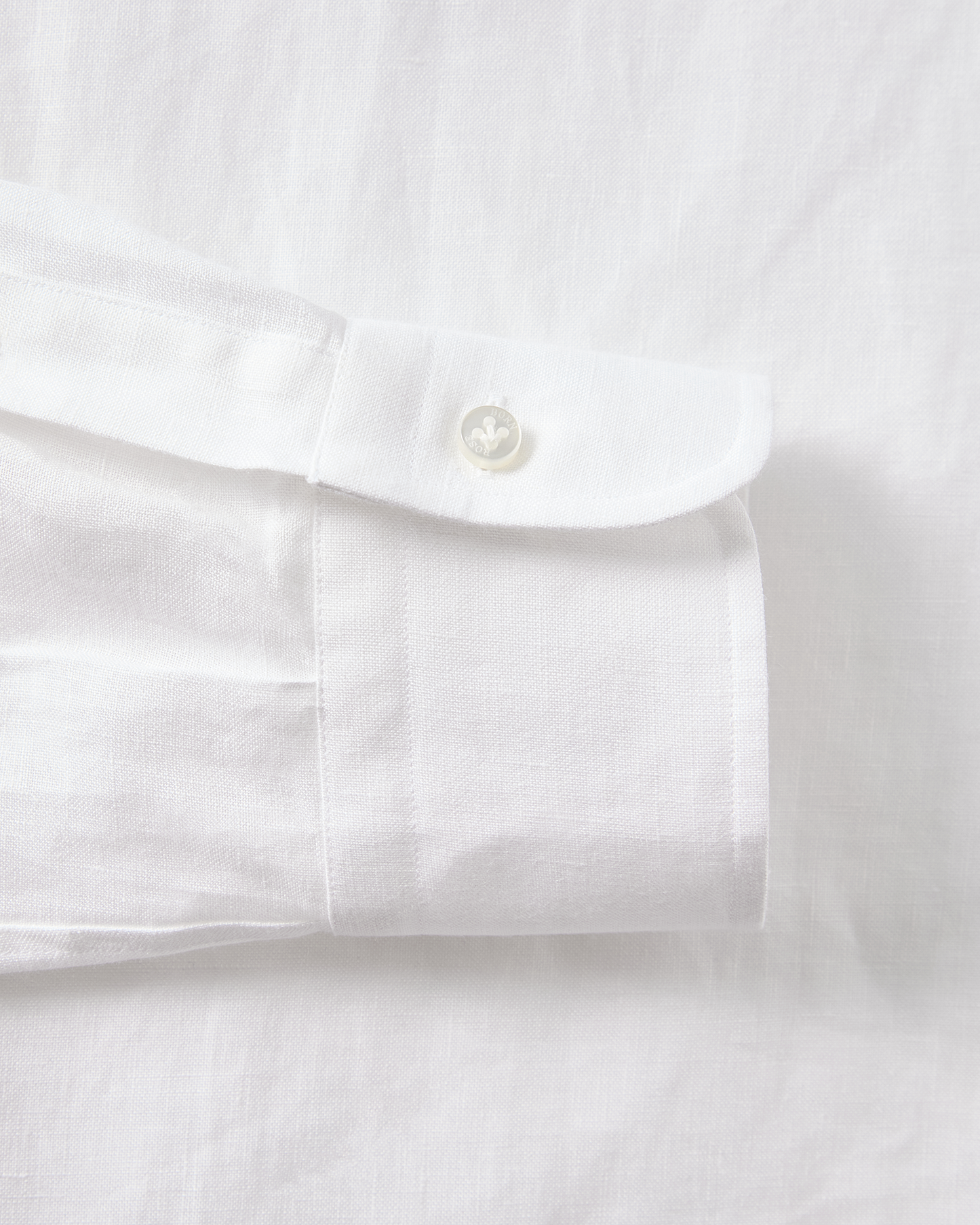 One-Piece Linen Shirt White