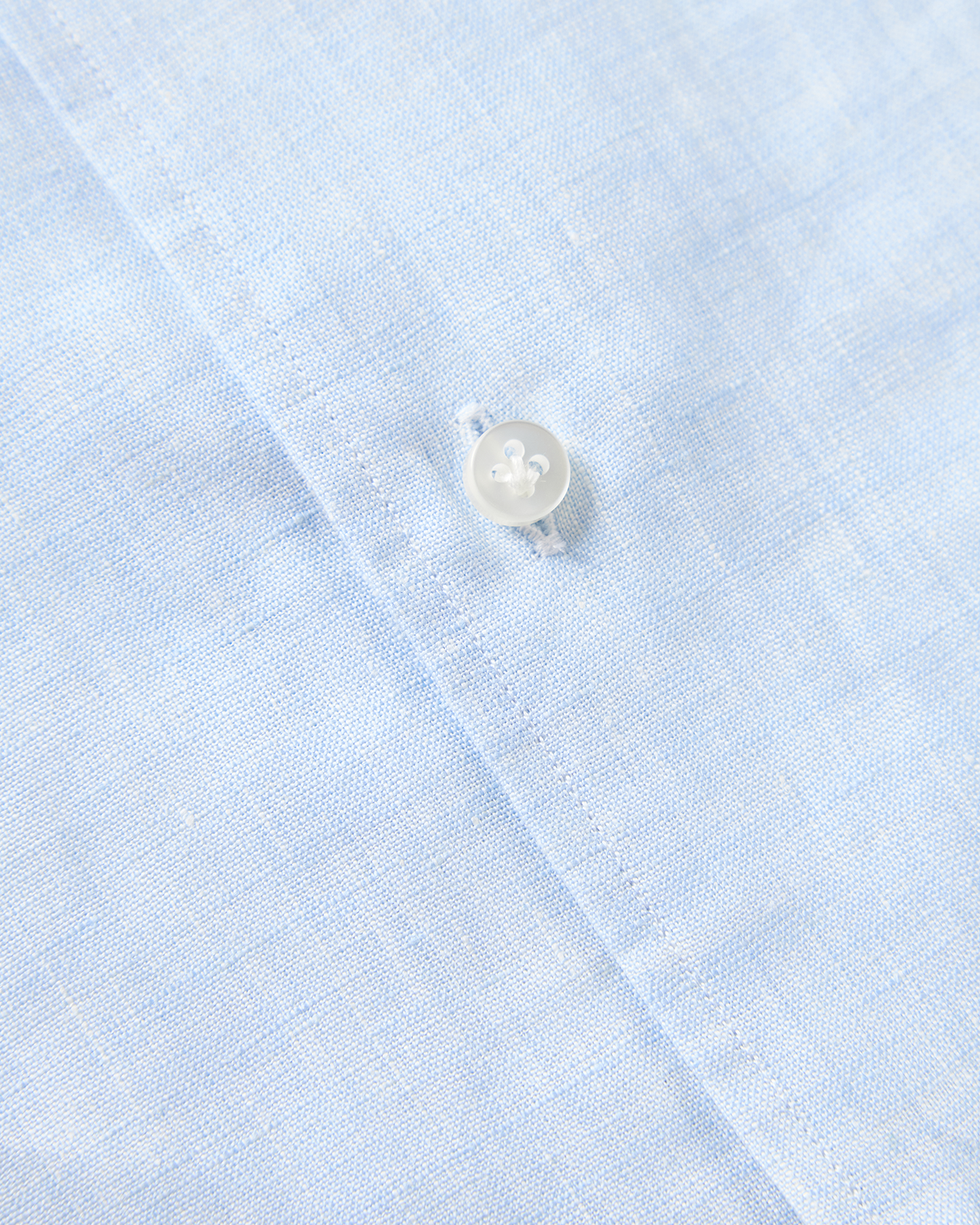 One-Piece Linen Shirt Light Blue