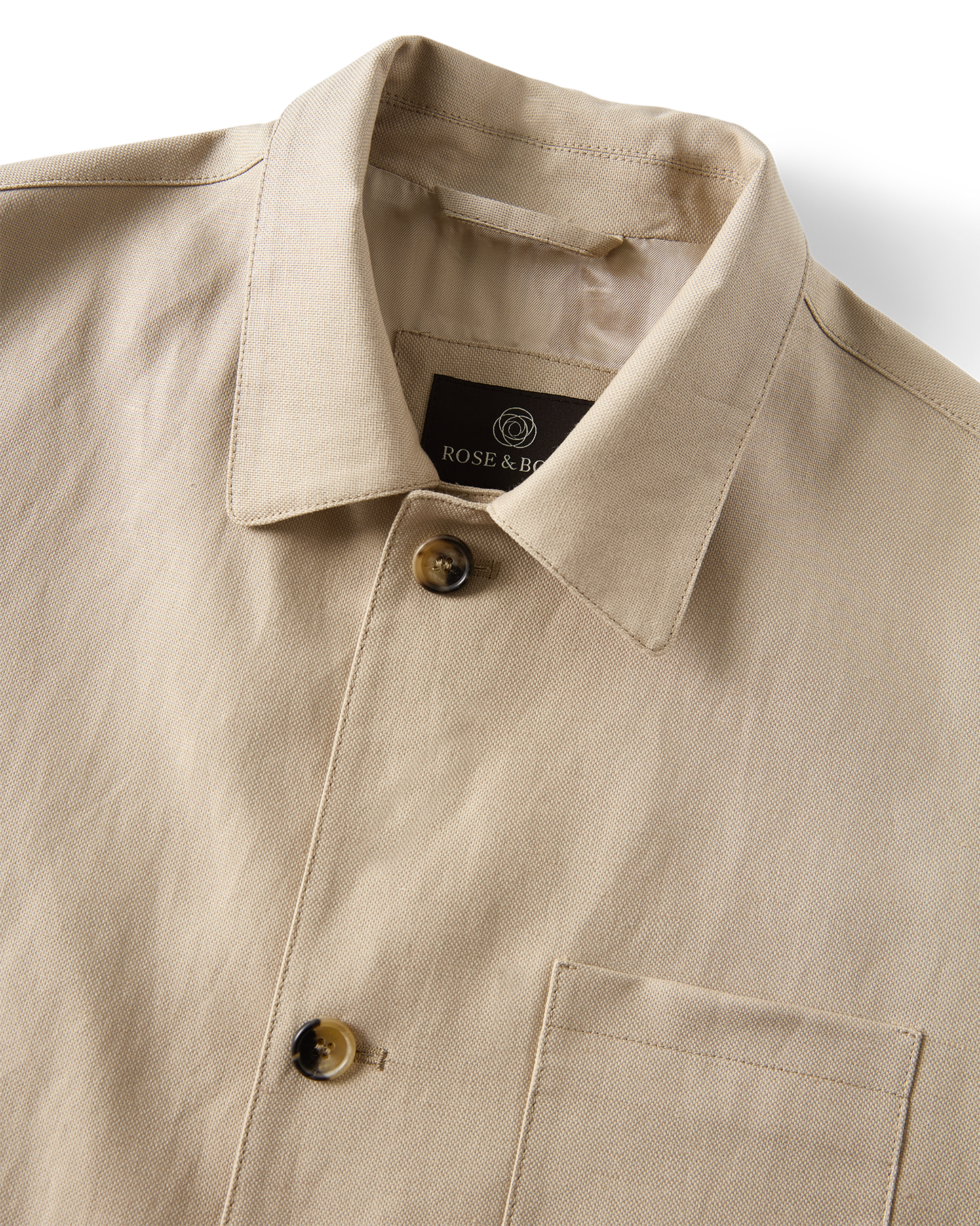 Overshirt Linen Cotton Beige