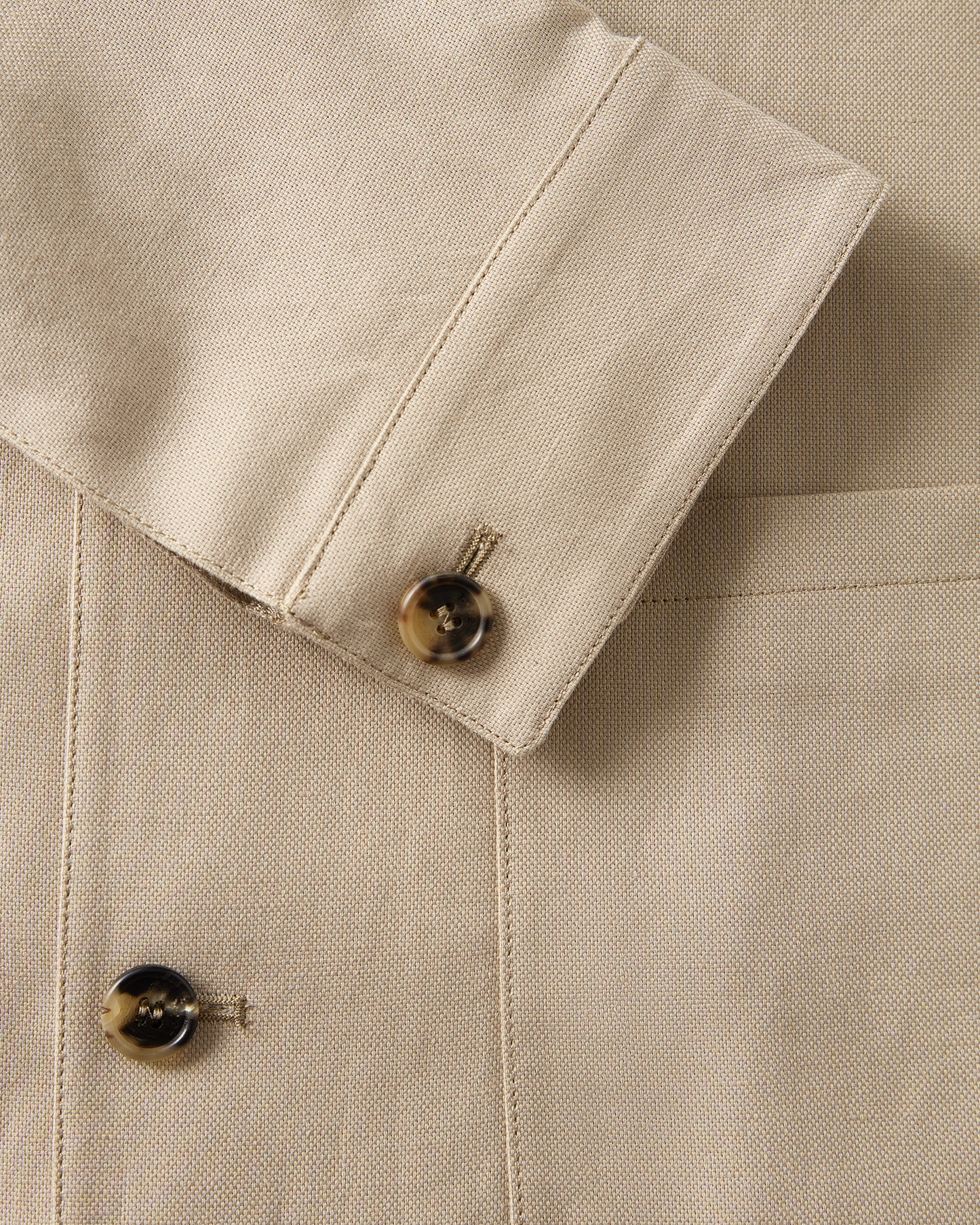 Overshirt Linen Cotton Beige