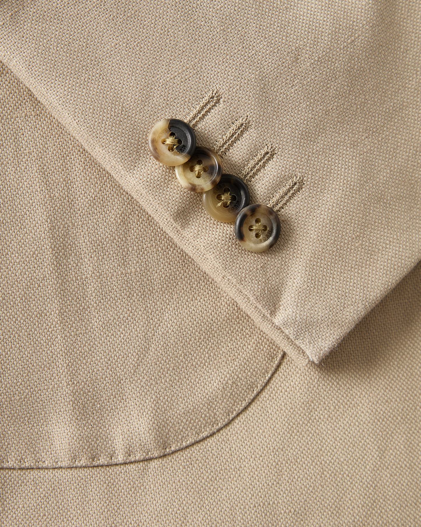 Blazer Linen Cotton Beige