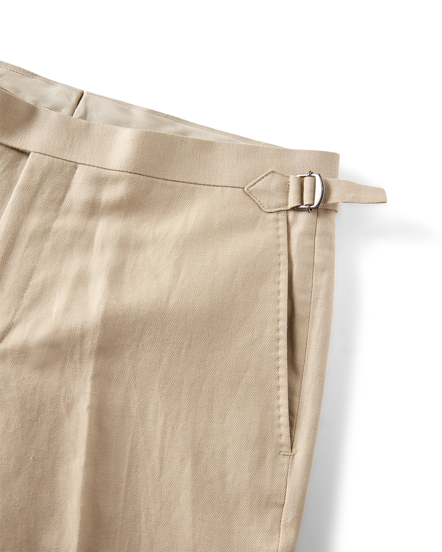 Linen Cotton Trousers Beige