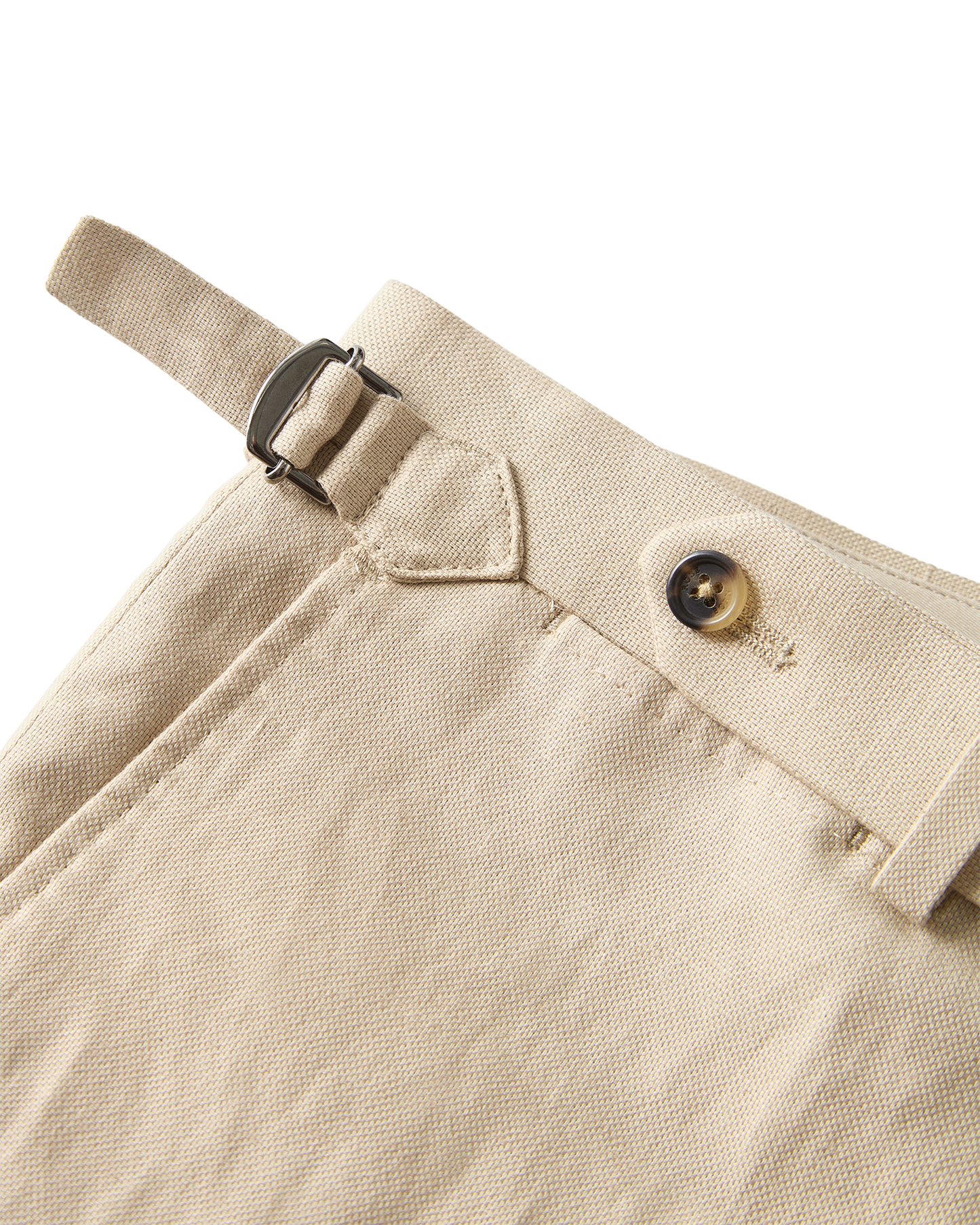 Linen Cotton Trousers Beige