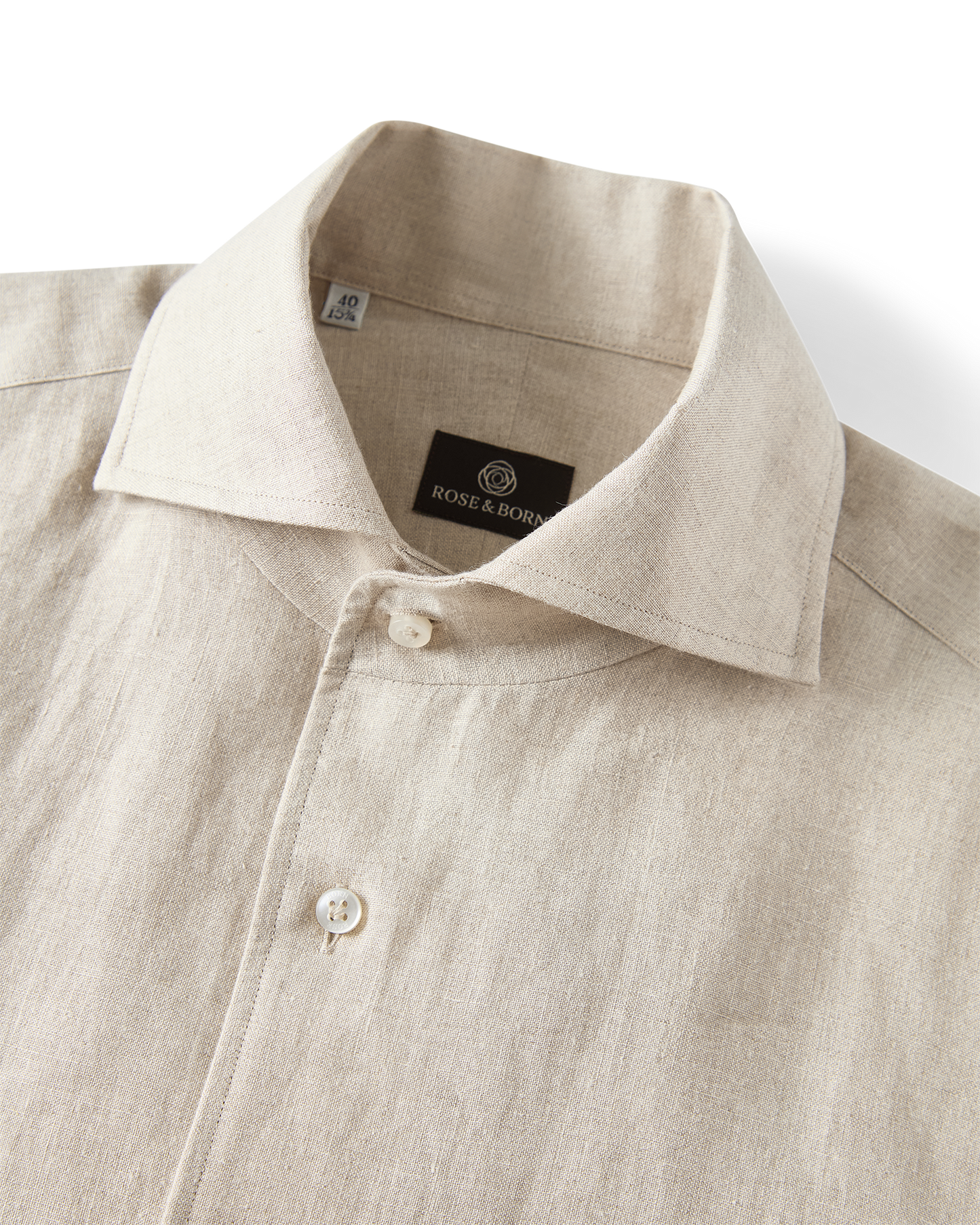 One-Piece Linen Shirt Sand