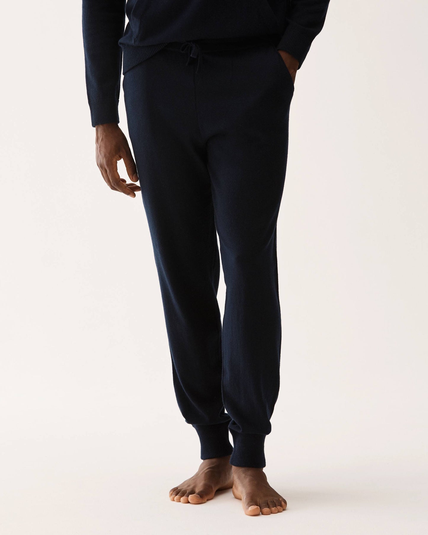 Trouser Merino Cotton Navy