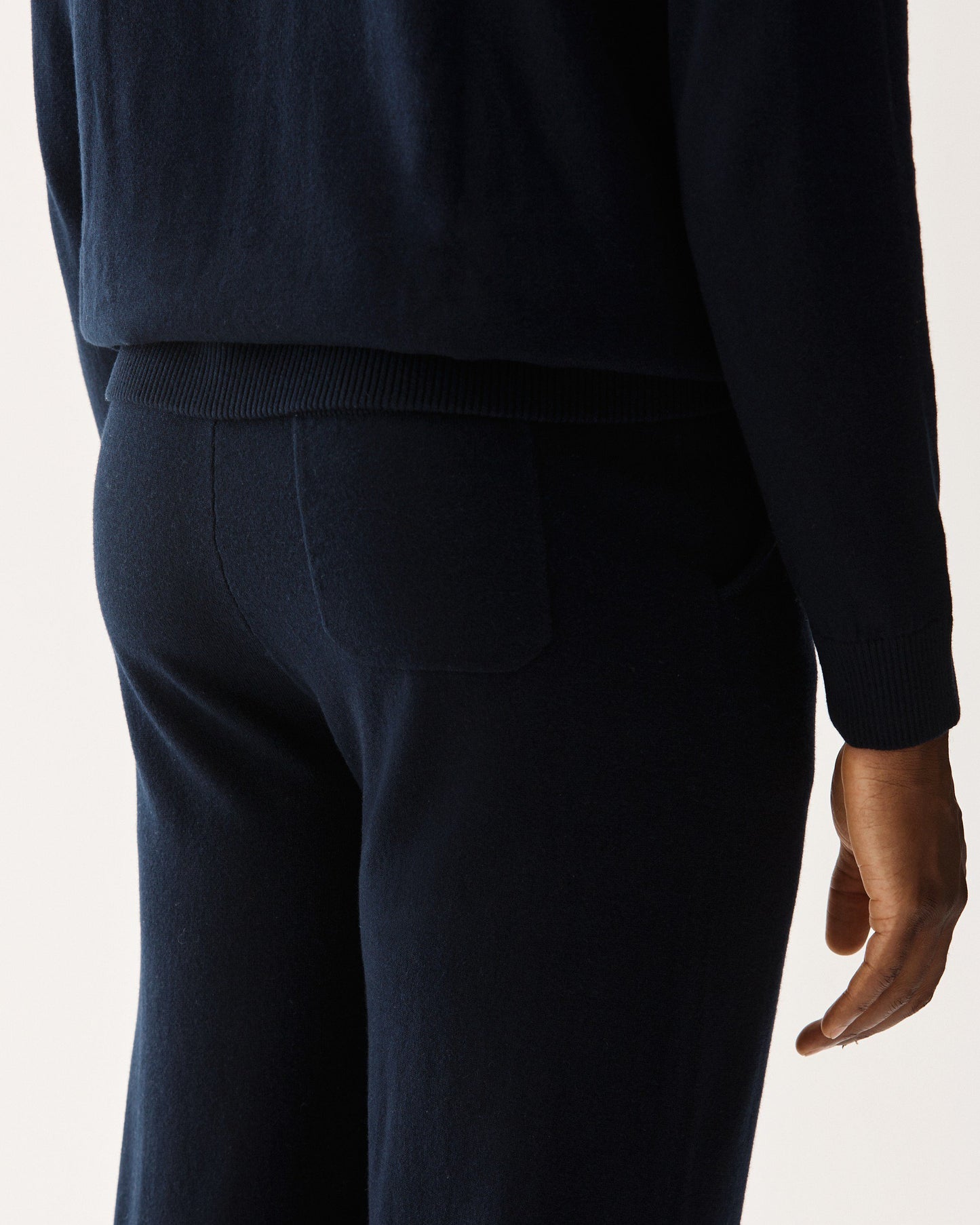 Trouser Merino Cotton Navy