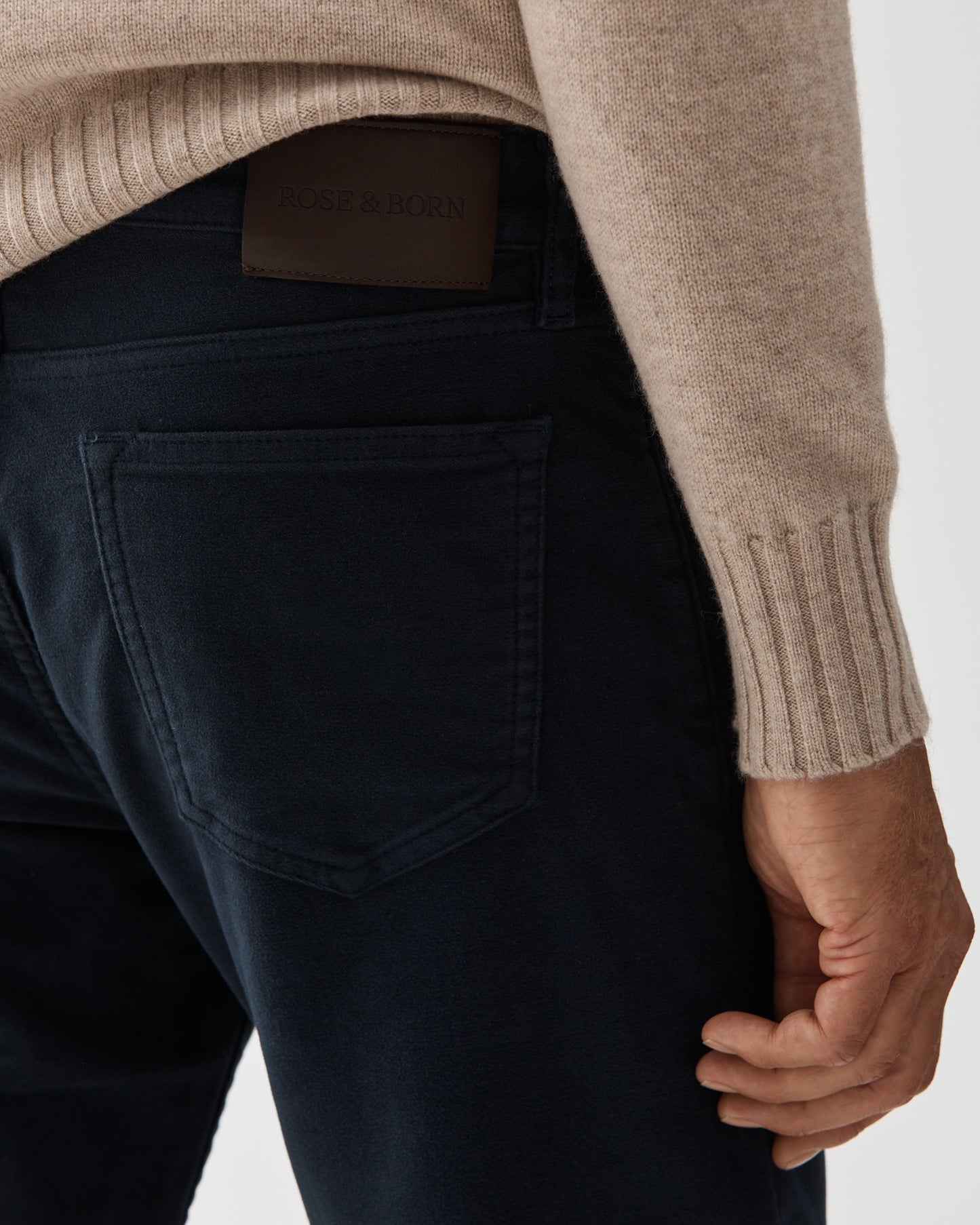 Moleskin Jeans Navy