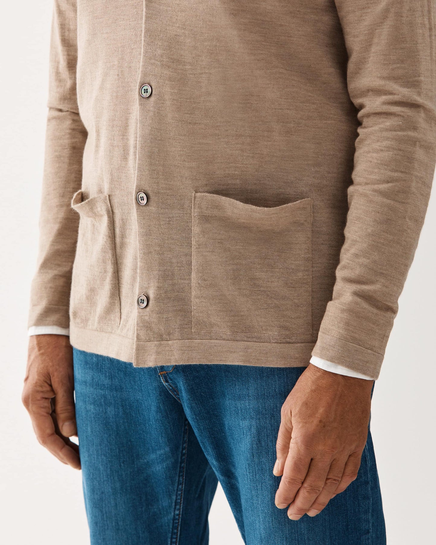 Cardigan Kashmir Beige