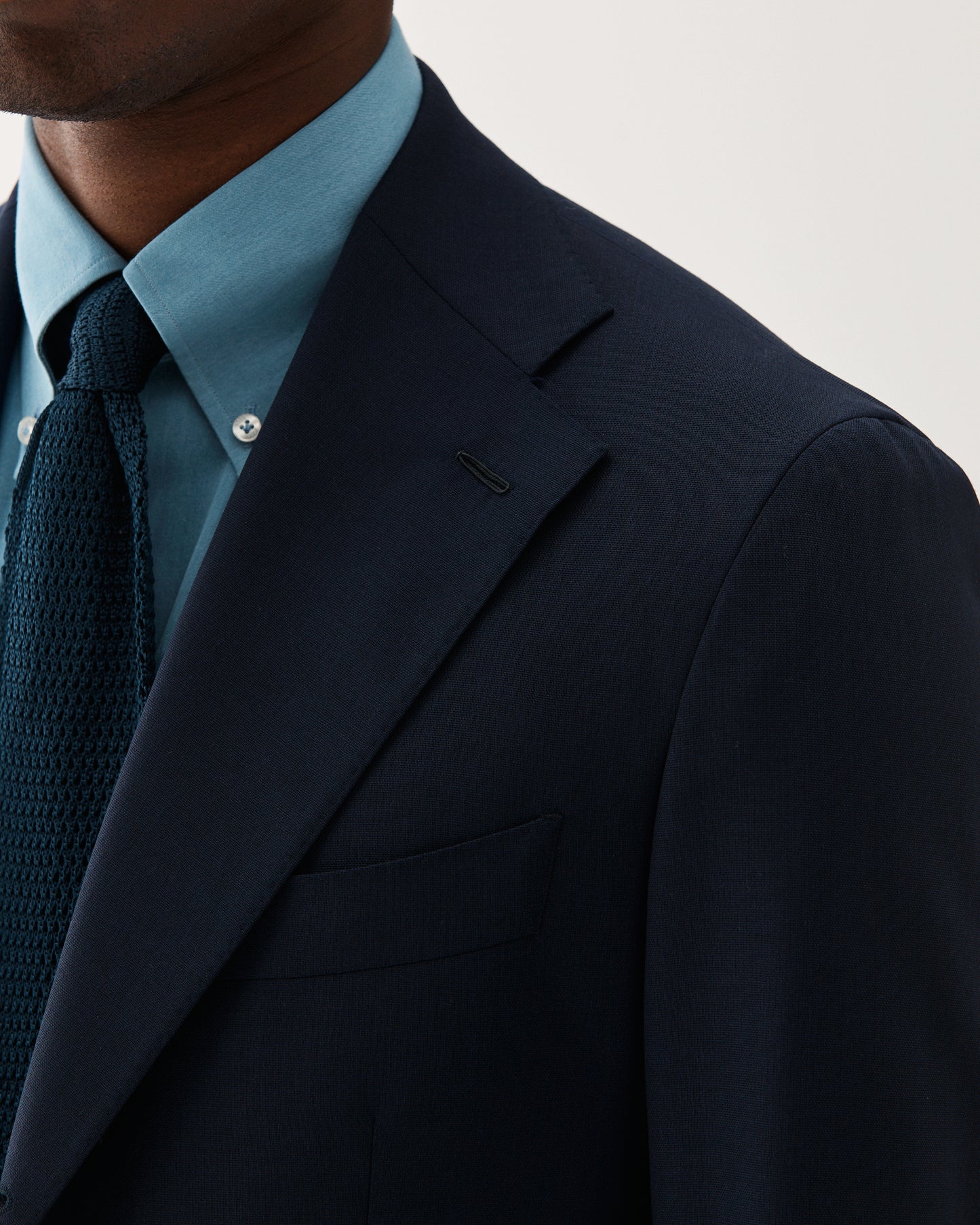 Traveler Wool Suit Navy