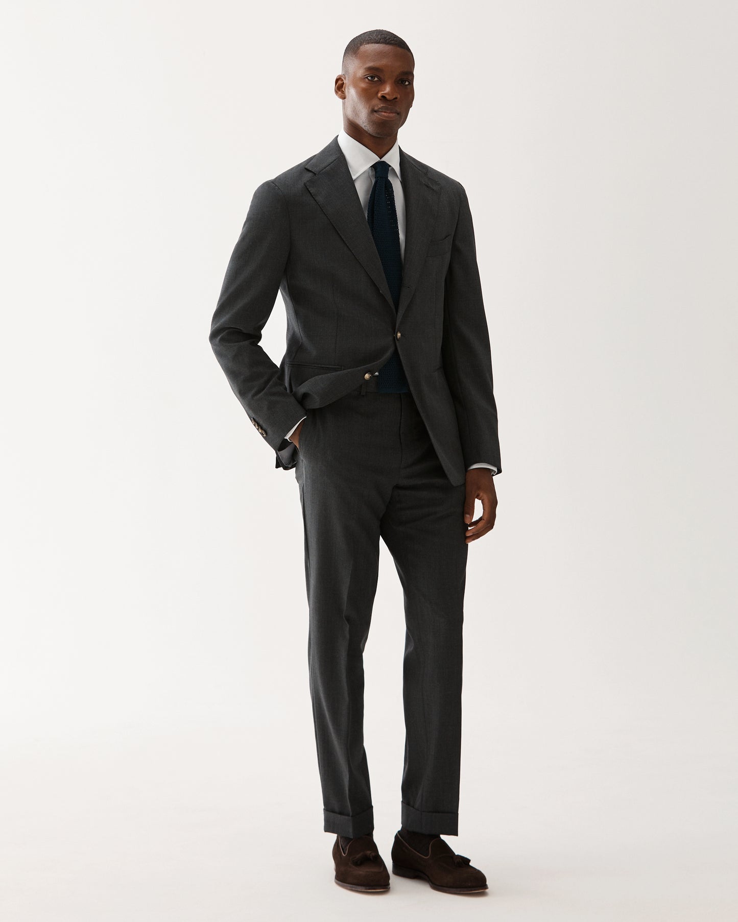 Traveler Wool Suit Grey