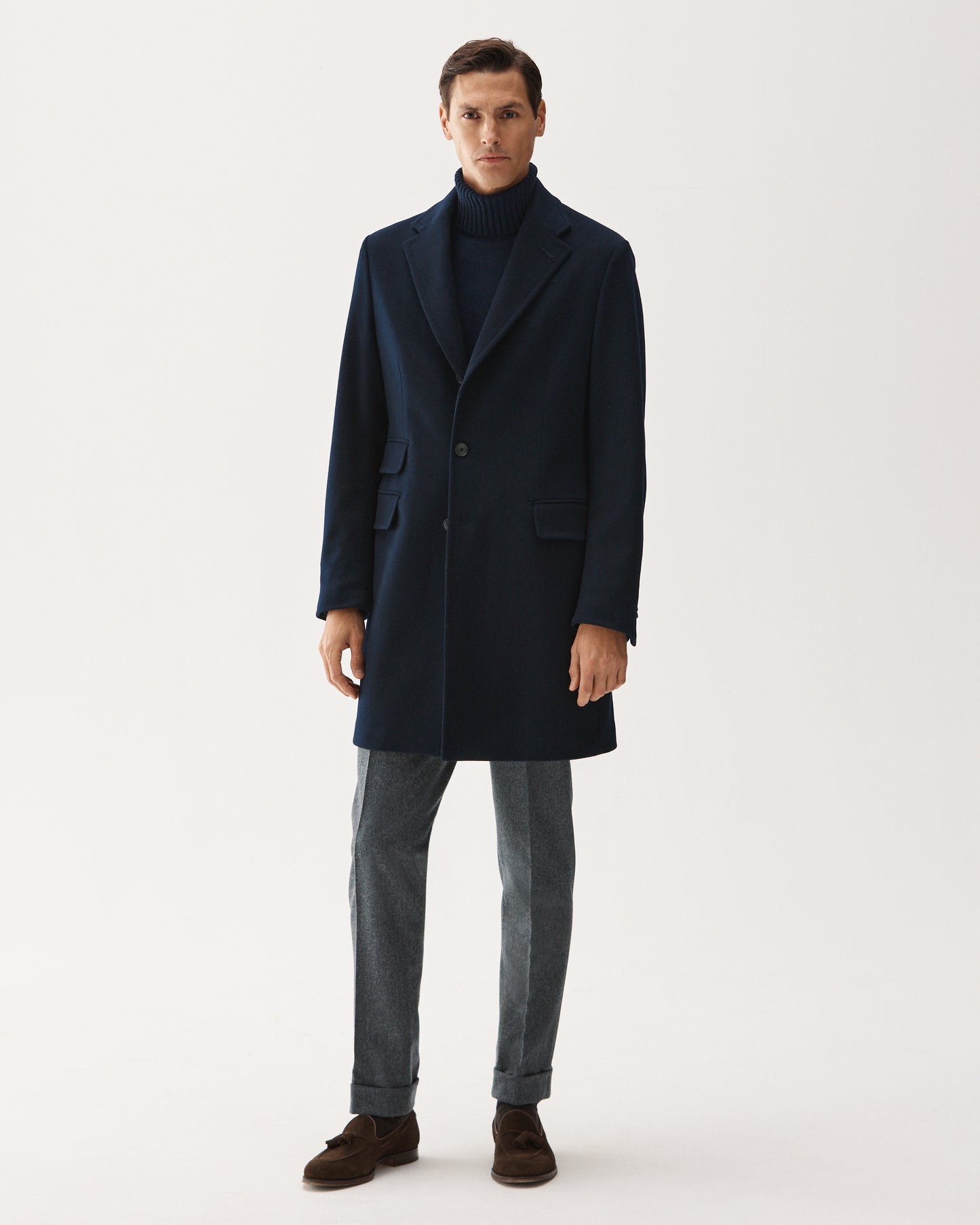 Wool Coat Navy