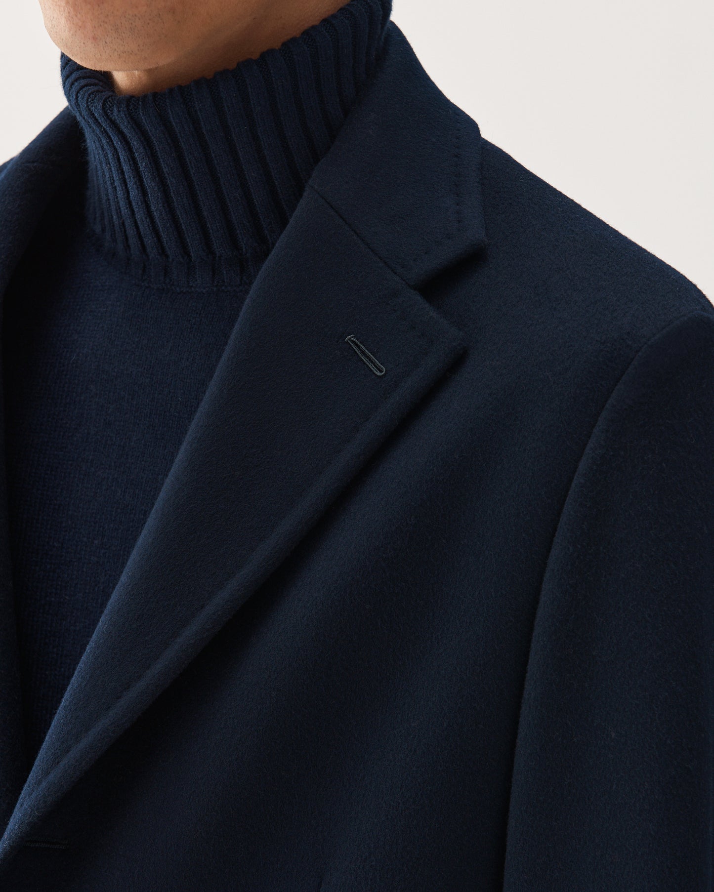 Wool Coat Navy