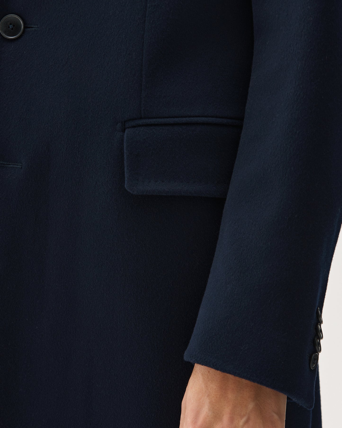 Wool Coat Navy