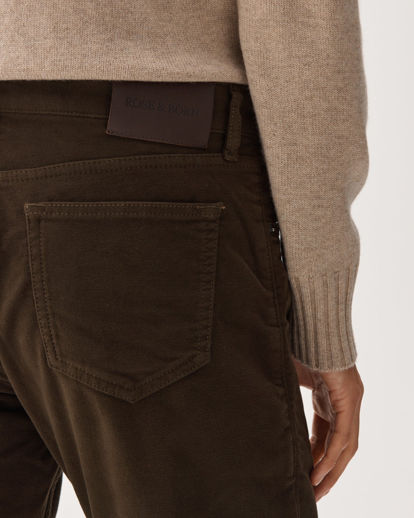 Moleskin Jeans Olive