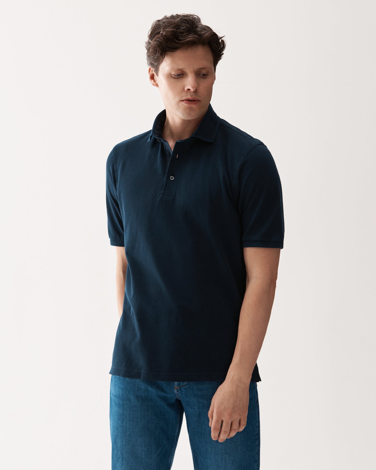 Polo Shirt Short Sleeve Navy