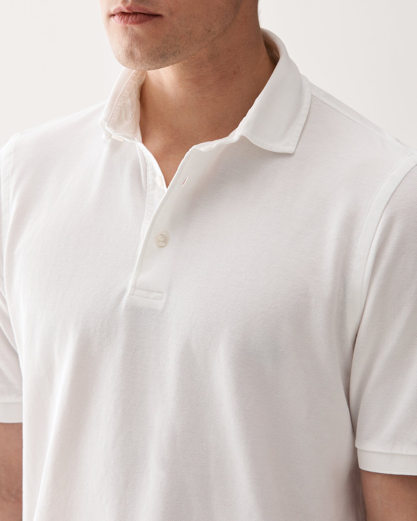 Polo Shirt Short Sleeve White