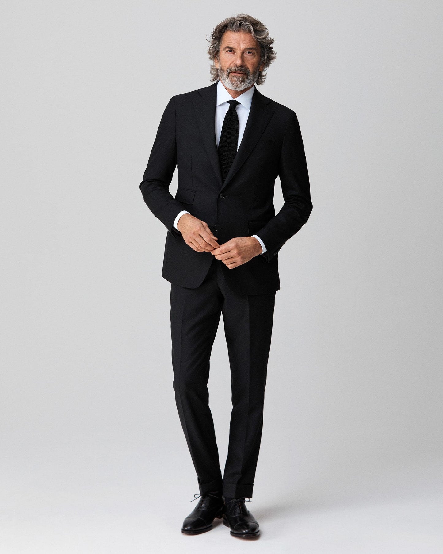 Wool Suit Black