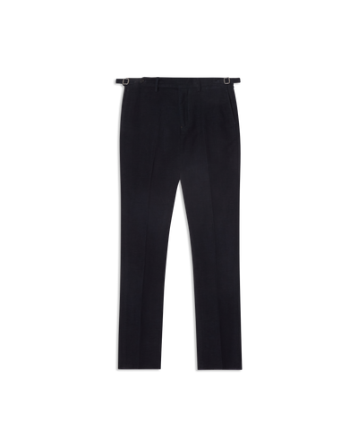 Brushed Cotton Tailored Trouser Navy