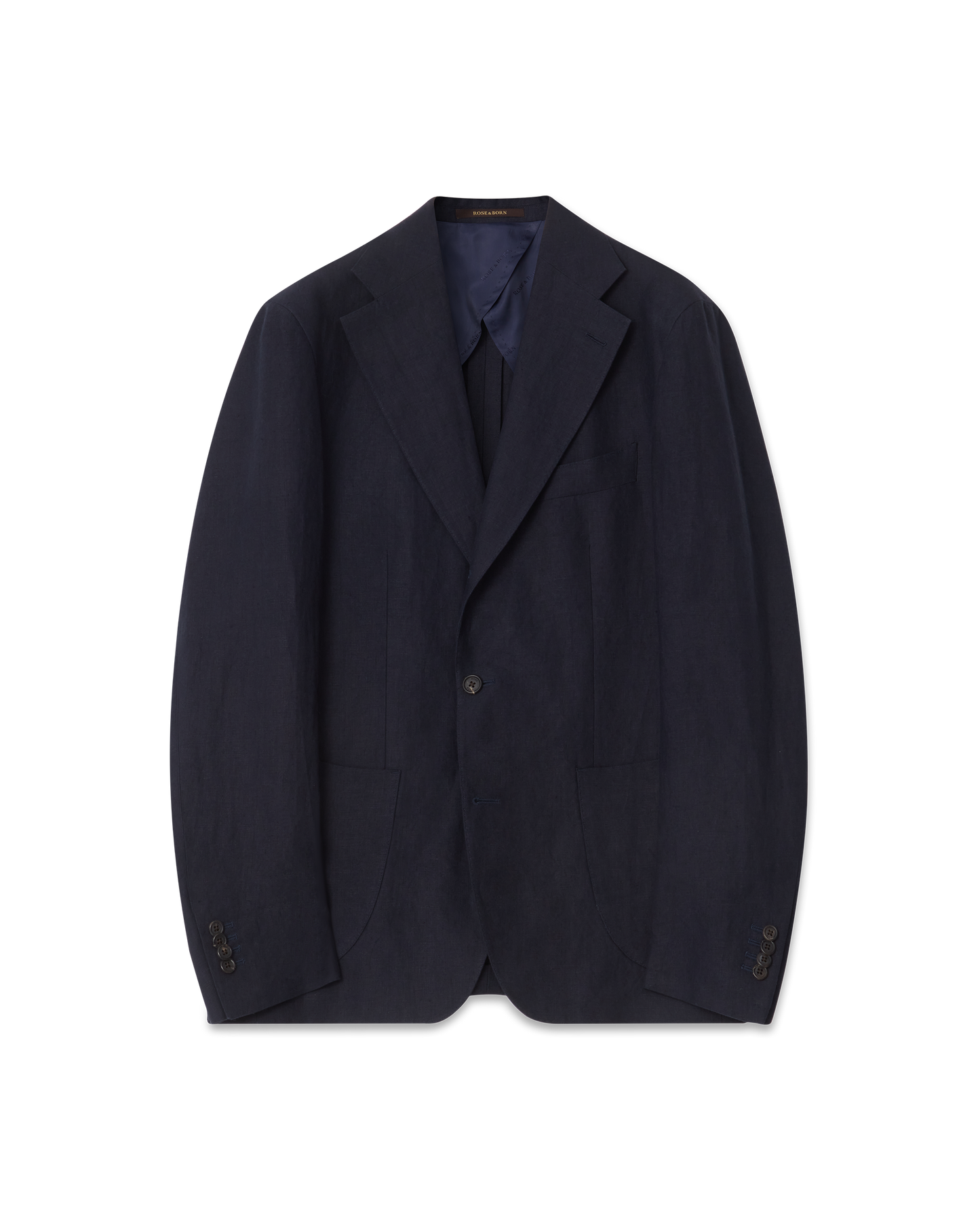 Linen Suit Navy