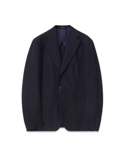 Linen Suit Navy