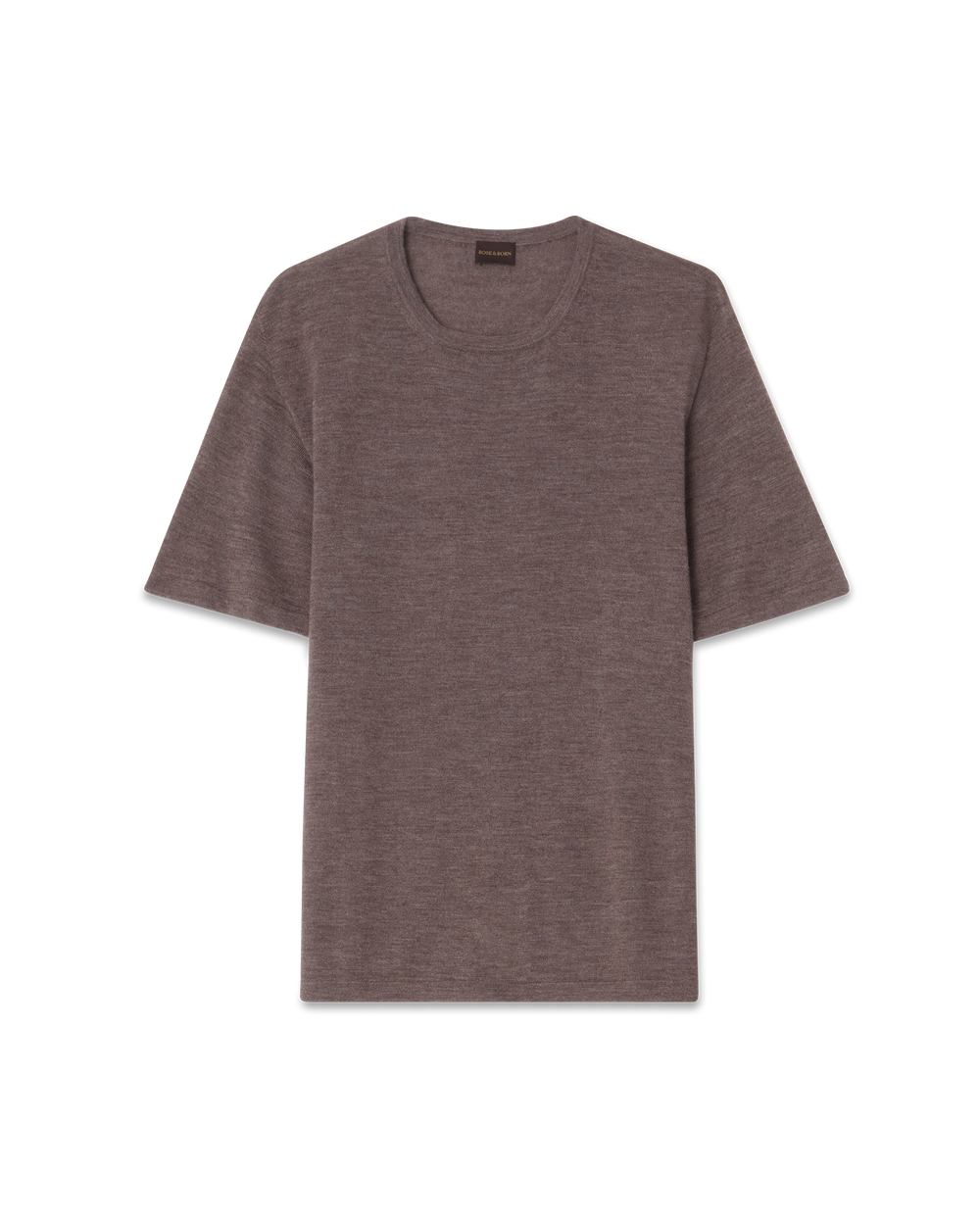 Cashmere Silk T-Shirt Brown