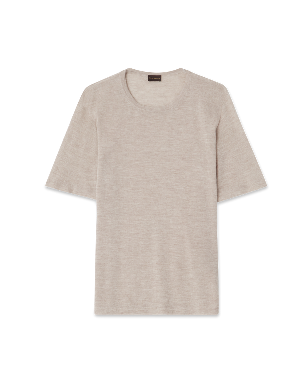 Cashmere Silk T-Shirt Beige