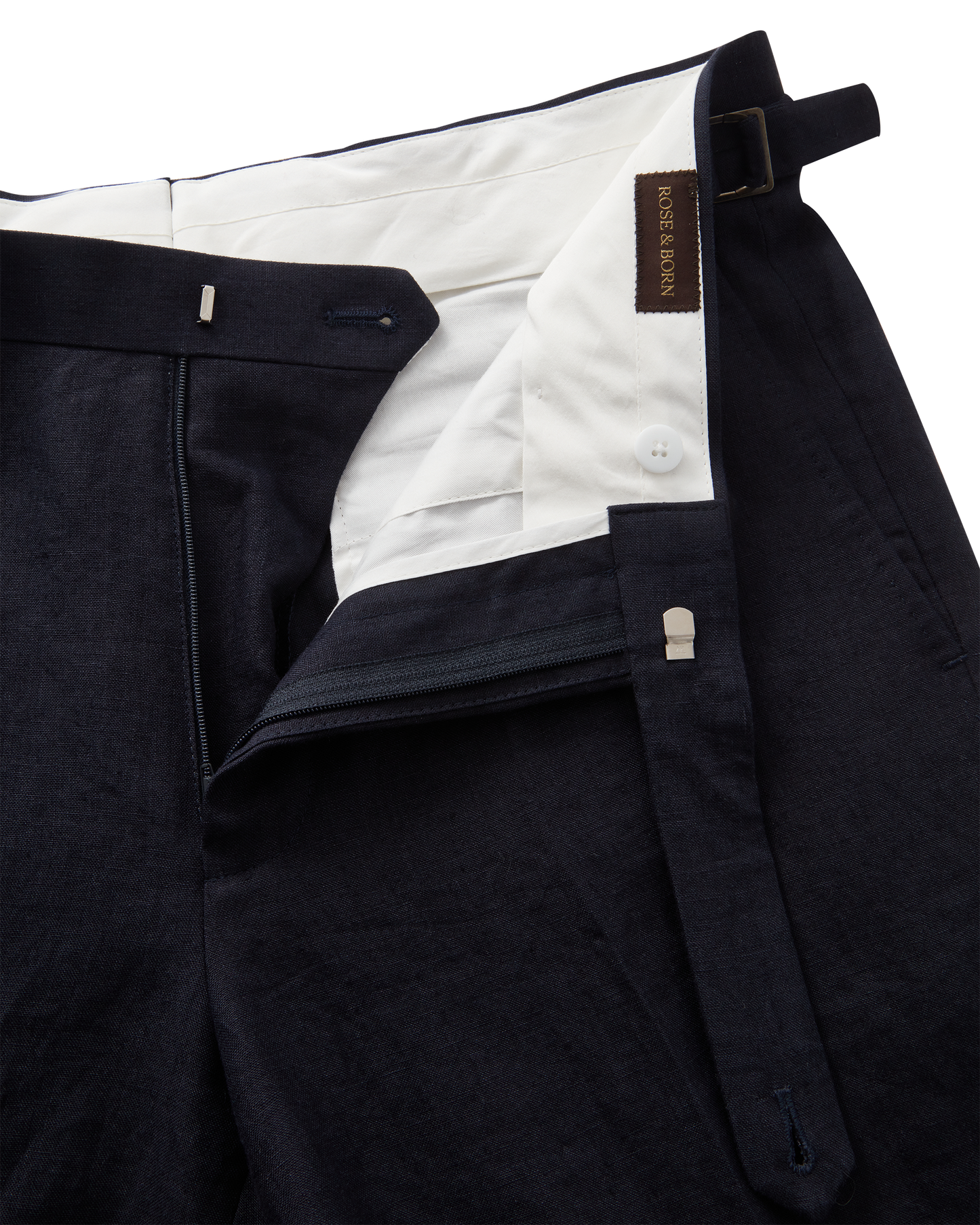 Linen Suit Navy