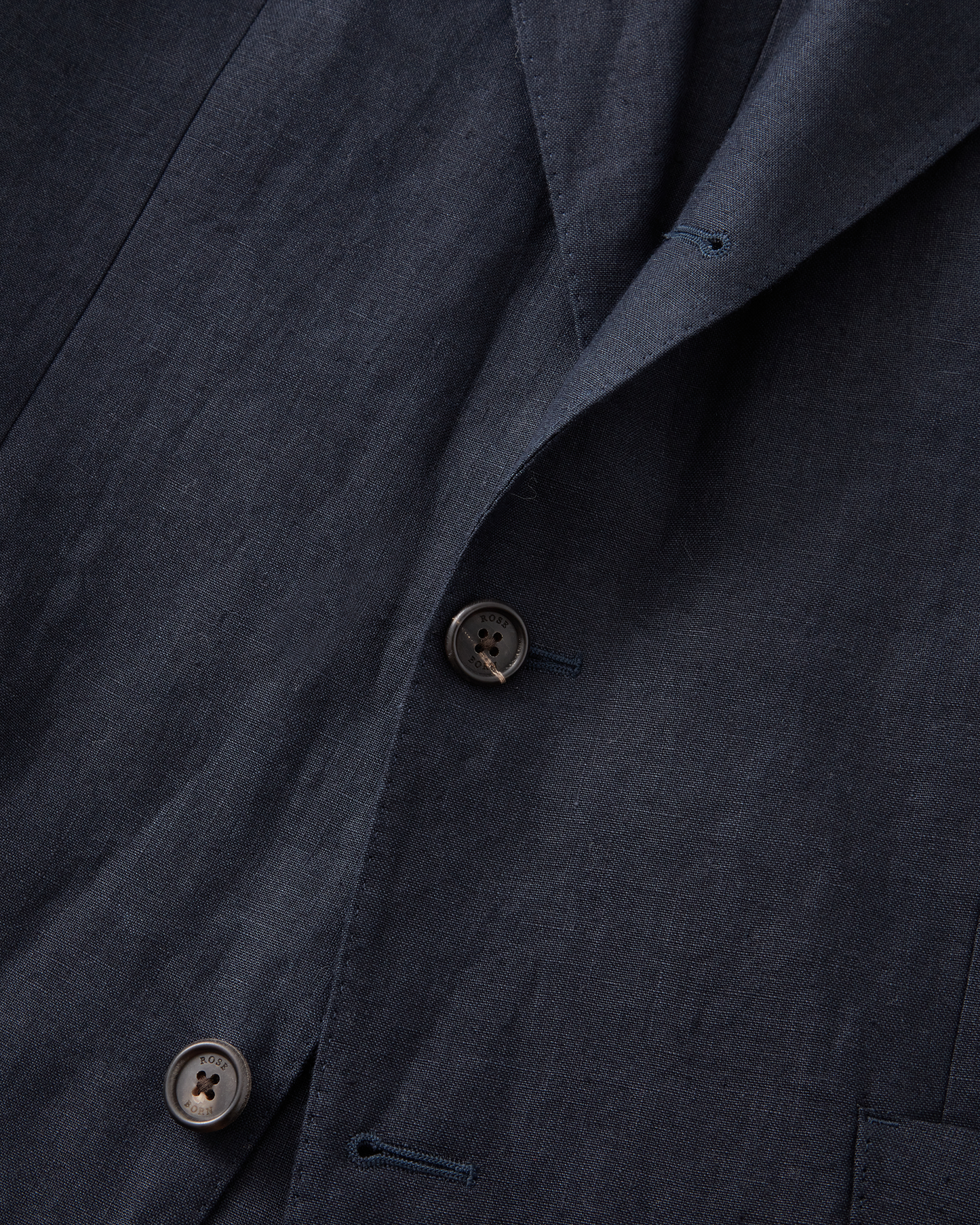 Linen Suit Navy