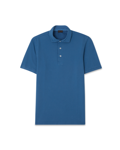 Polo Shirt Short Sleeve Blue