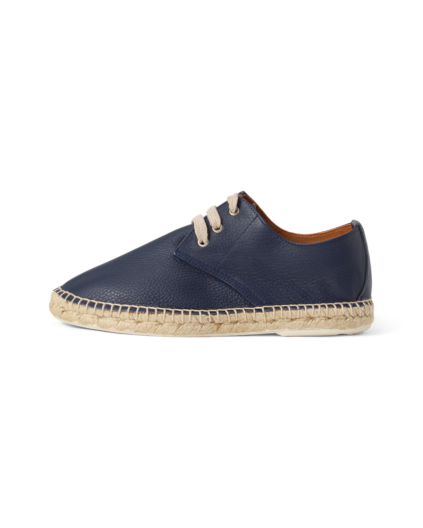 Sailor Espadrille Grain Leather Navy