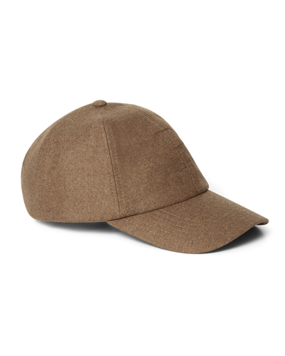 Wool Cashmere Cap Tobacco