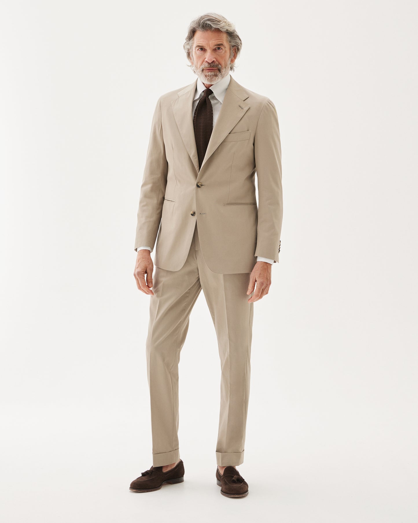 Cotton Suit Khaki