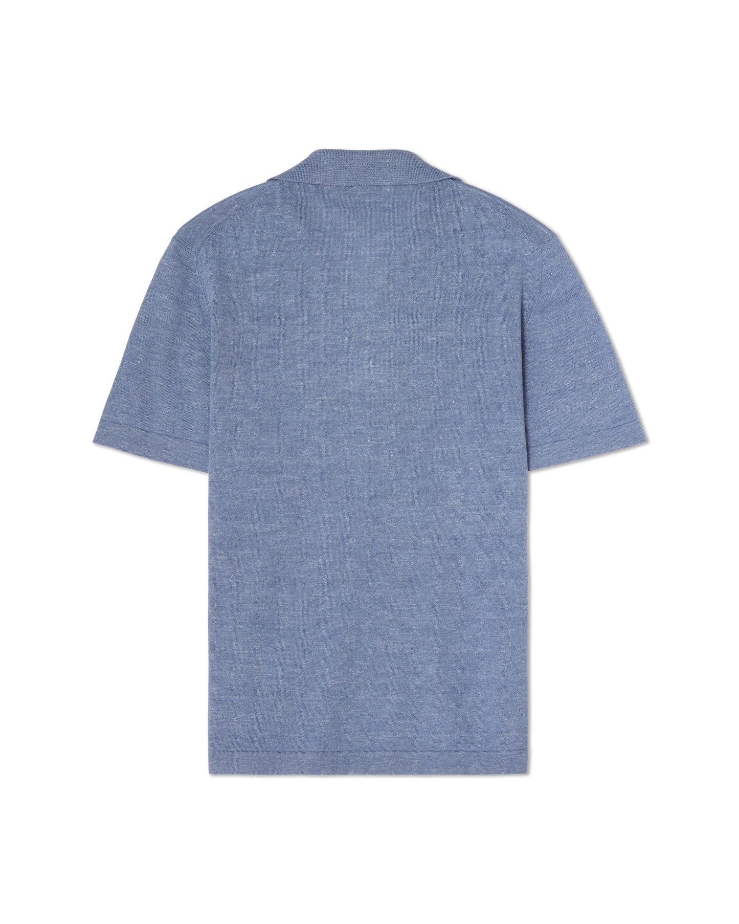 Capri Short Sleeve Polo Sweater Slate Blue