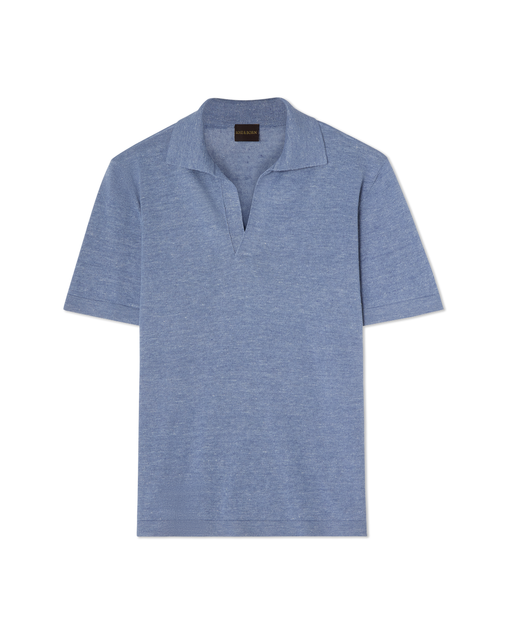 Capri Short Sleeve Polo Sweater Slate Blue