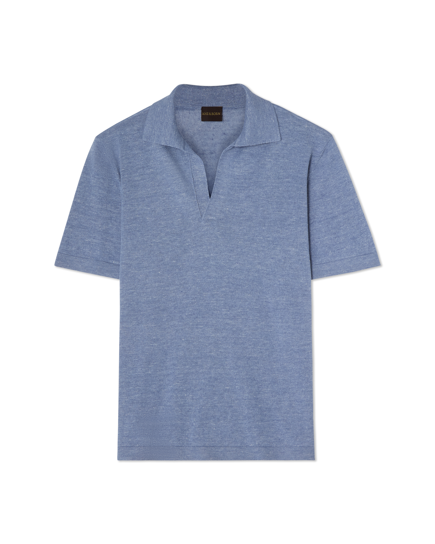 Capri Short Sleeve Polo Sweater Slate Blue