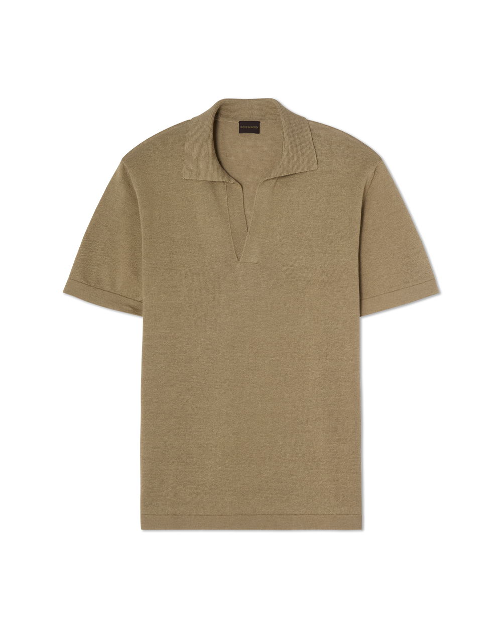 Capri Short Sleeve Polo Sweater Sage Green