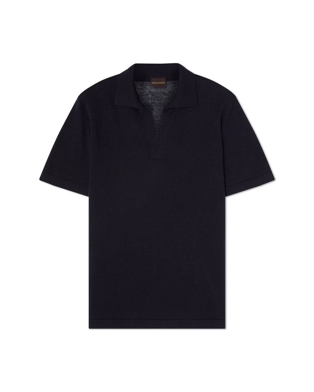 Capri Short Sleeve Polo Sweater Navy