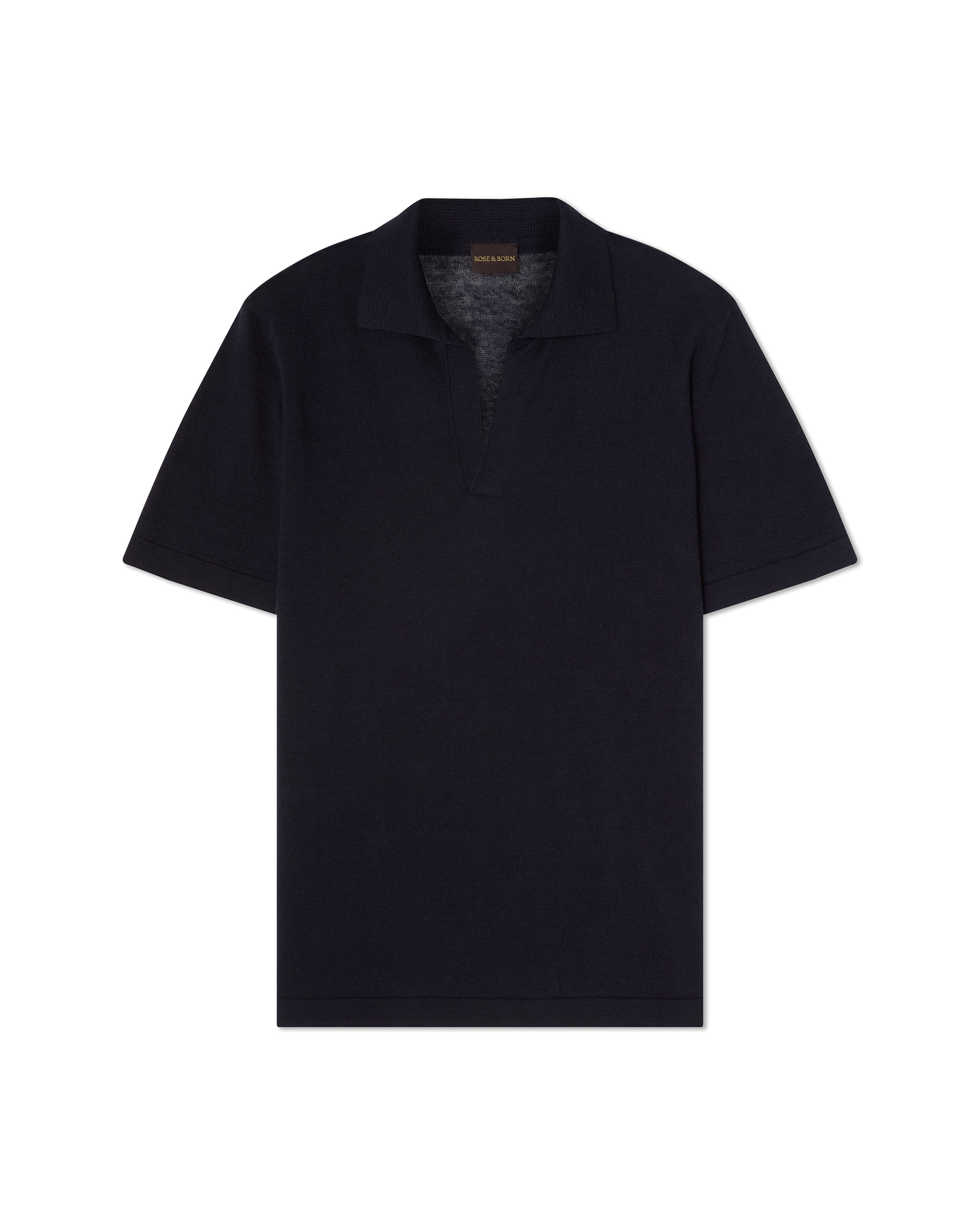 Capri Short Sleeve Polo Sweater Navy