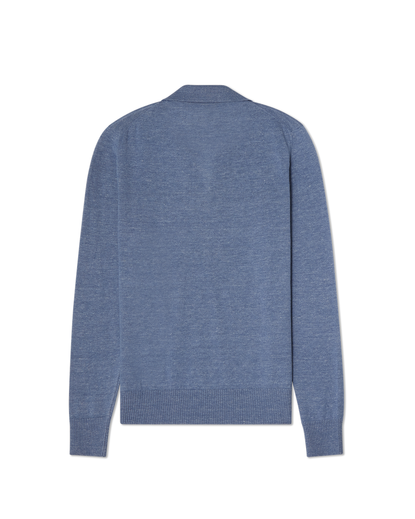 Capri Long Sleeve Polo Sweater Slate Blue