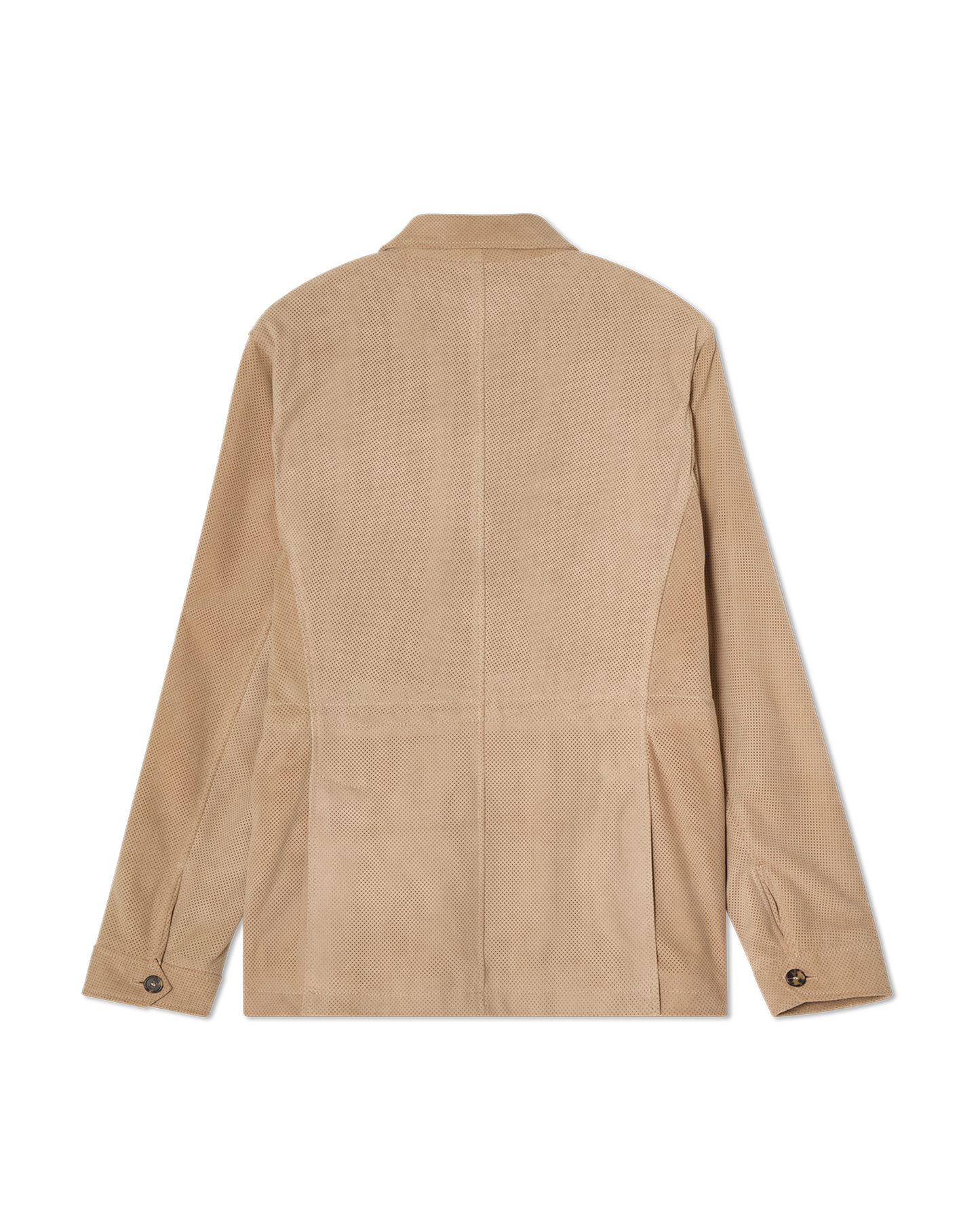 Perforated Safari Jacket Beige