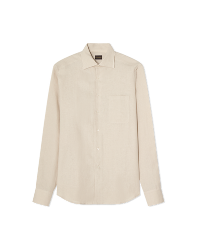 Linen One-Piece Shirt Sand