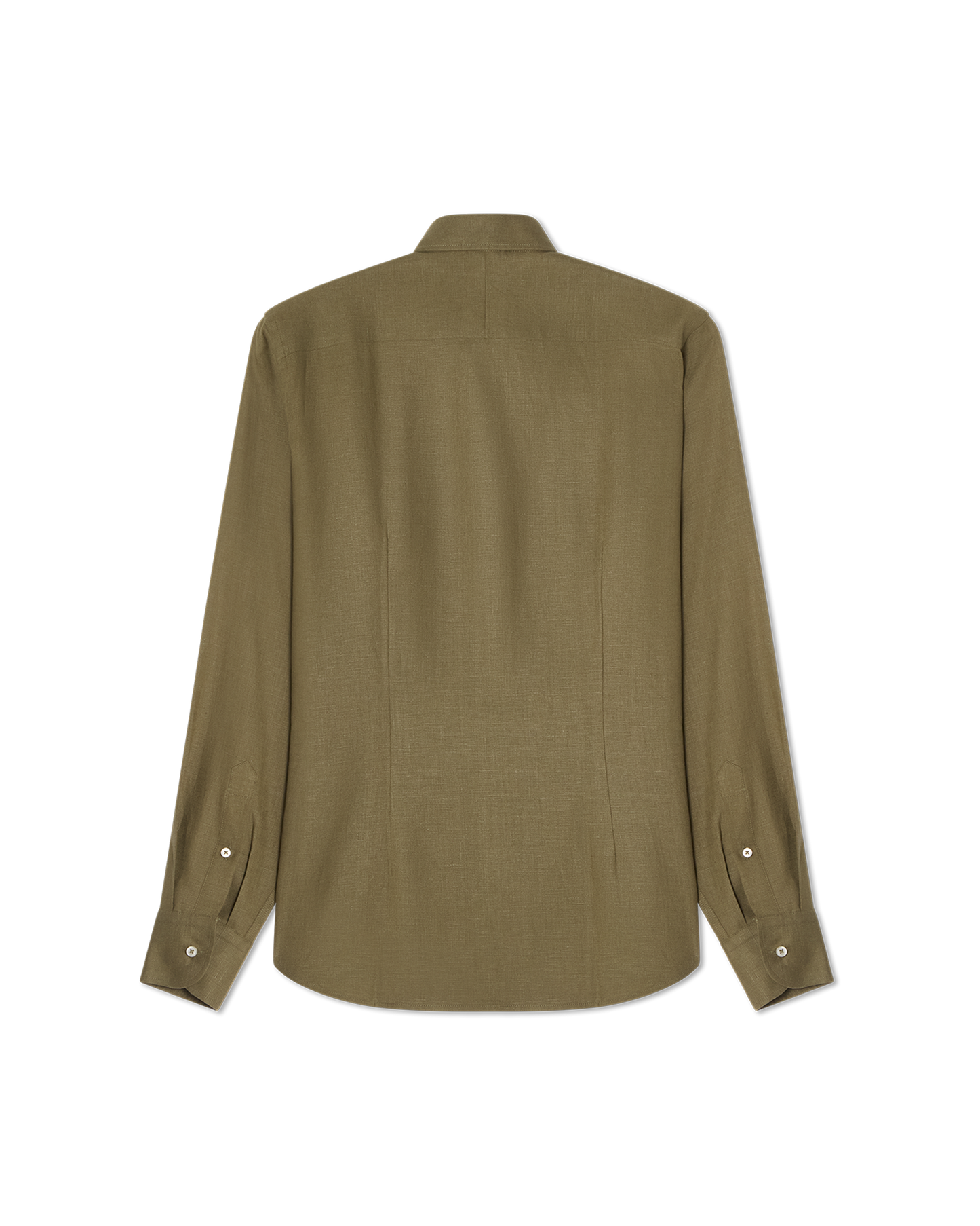 Linen One-Piece Shirt Olive