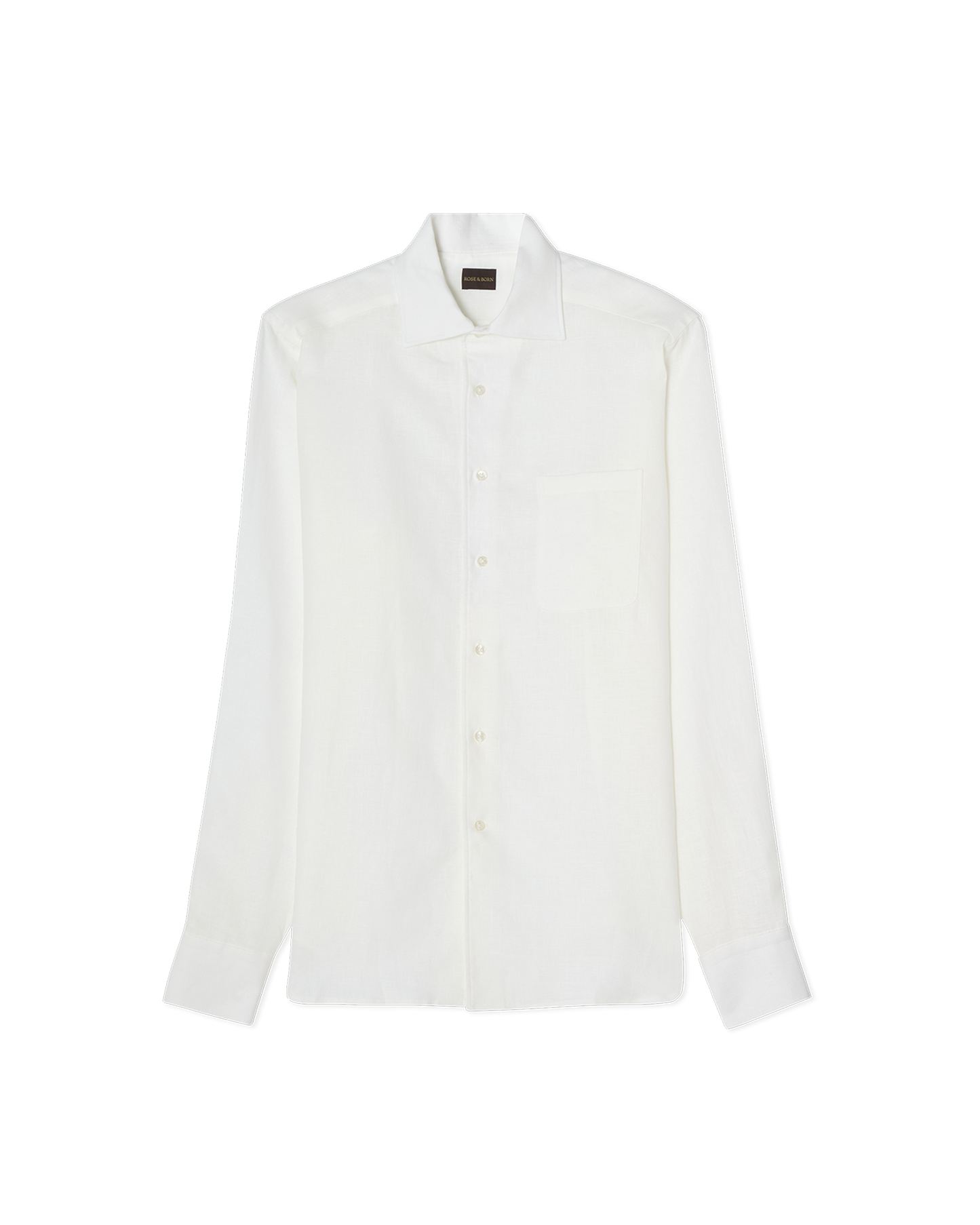 Linen One-Piece Shirt White