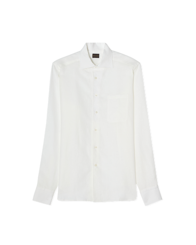 Linen One-Piece Shirt White